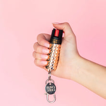 Load image into Gallery viewer, Bling Sting Metallic Studded Pepper Spray Rose Gold