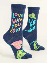 Load image into Gallery viewer, Blue Q Love Who You Love Women&#39;s Socks