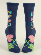 Load image into Gallery viewer, Blue Q Love Who You Love Women&#39;s Socks