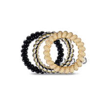 Load image into Gallery viewer, Teleties Central Florida Knights Large Hair Ties Black/Gold