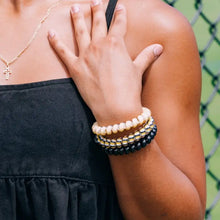 Load image into Gallery viewer, Teleties Central Florida Knights Large Hair Ties Black/Gold