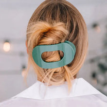 Load image into Gallery viewer, Teleties Flat Mistletoe Large Hair Clip Green