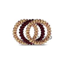 Load image into Gallery viewer, Teleties Florida State Seminoles Large Hair Ties Garnet/Gold