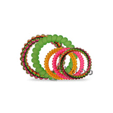 Load image into Gallery viewer, Teleties Fright Night Mix Pack Hair Ties Green/Orange/Pink