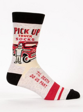 Load image into Gallery viewer, Blue Q Pick Up Truck Men&#39;s Socks