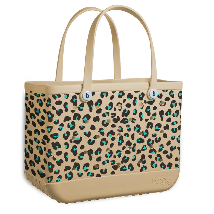 Bogg Bag Original Leopard Turquoise