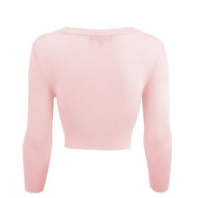 Load image into Gallery viewer, MAK Cropped Cardigan Blush Pink