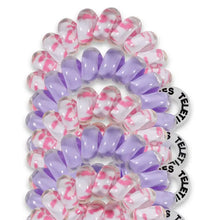 Load image into Gallery viewer, Teleties Leopard Love Tiny Hair Ties Pink/Purple