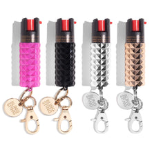 Load image into Gallery viewer, Bling Sting Metallic Studded Pepper Spray Metallic Pink