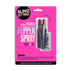 Bling Sting Rhinestone Pepper Spray Mink
