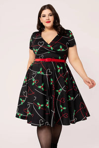 Hell Bunny Angelica Dress Black