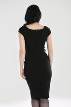 Load image into Gallery viewer, Hell Bunny Miss Muffet Pencil Dress Black