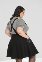 Load image into Gallery viewer, Hell Bunny Miss Pinafore Dress Black