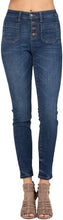 Load image into Gallery viewer, Judy Blue High Waisted Patch Pocket Skinny Jeans Dark Blue