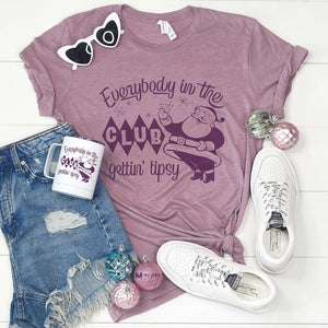 Gettin' Tipsy Graphic Tee Orchid