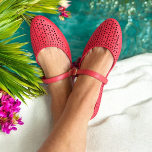 Oka B Mary Jane Ballet Flats Chai
