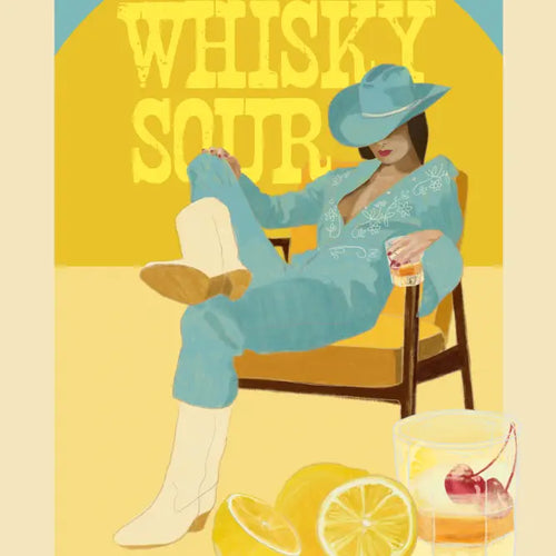 Peach & Clementine Jenny Liz Rome's Whisky Sour Print 8 x 10