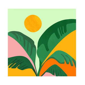 Peach & Clementine Kristian Gallagher's Things Are Looking Up Print 8 x 8