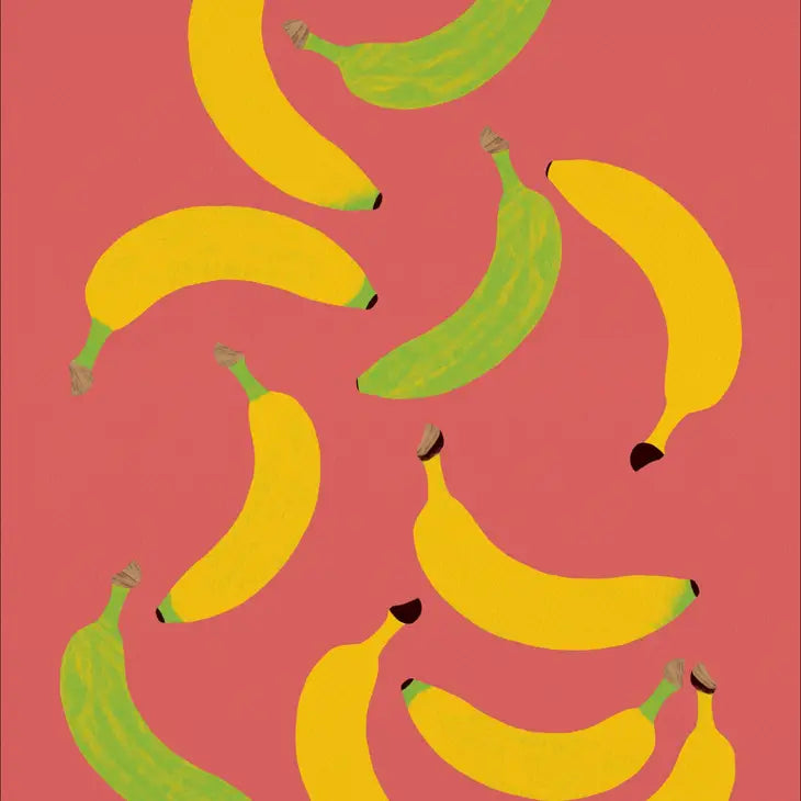 Peach & Clementine Leanne Simpson's Banana Harvest Print 8 x 10