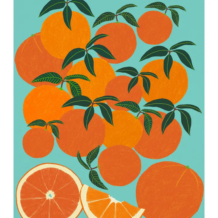 Peach & Clementine Leanne Simpson's Orange Harvest Print 8 x 10
