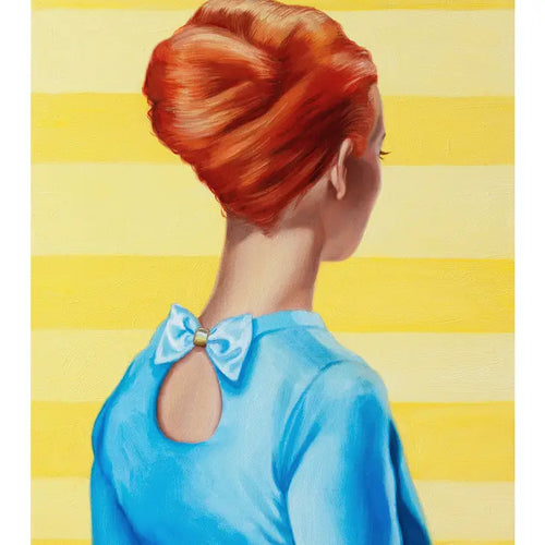 Peach & Clementine Rose Morrison's Peek A Bow Print 8 x 10