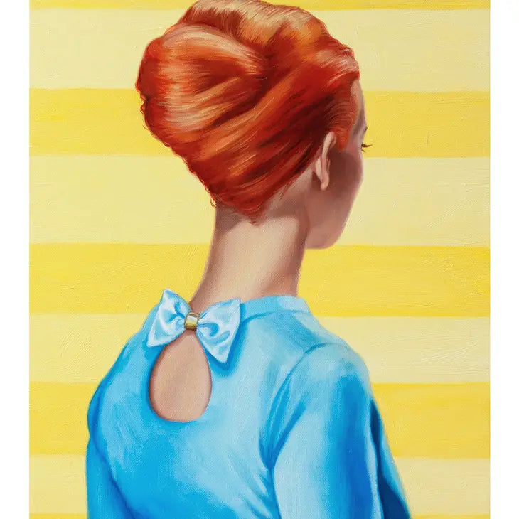 Peach & Clementine Rose Morrison's Peek A Bow Print 8 x 10