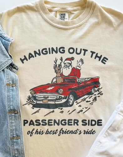 Passenger Side Graphic Tee Ivory