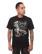 Load image into Gallery viewer, Steady Clothing Cowgirl Pinup Men&#39;s Graphic T-Shirt Black