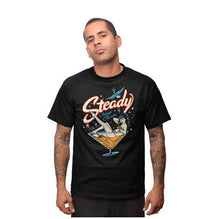 Load image into Gallery viewer, Steady Clothing Martini Girl Pinup Men&#39;s Graphic T-Shirt Black