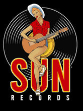 Load image into Gallery viewer, Steady Clothing Suns Records Pinup Graphic Tee Black