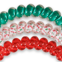 Load image into Gallery viewer, Teleties All I Want for Christmas Small Hair Ties Red/Green/White
