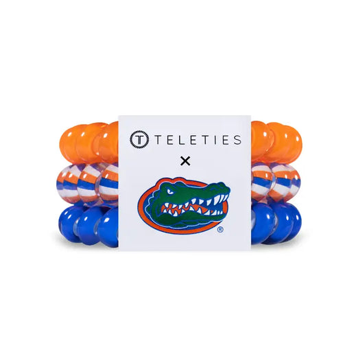 Teleties Florida Gators Large Hair Ties Blue/Orange