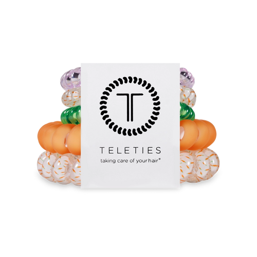 Teleties Hoppy Days! Mix Pack Hair Ties Green/Orange/White