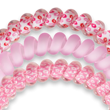 Load image into Gallery viewer, Teleties Matte About You Small Hair Ties Light Pink/Pink