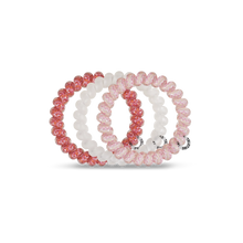 Load image into Gallery viewer, Teleties Punchy Large Hair Ties Light Pink/Mauve/Matte Clear