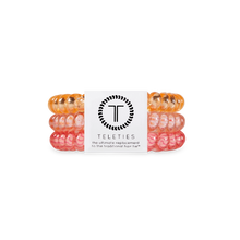 Load image into Gallery viewer, Teleties Sunny Days Ahead Small Hair Ties Orange/Pink