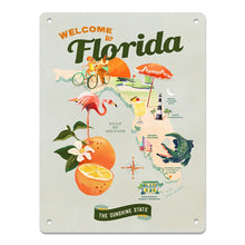 Load image into Gallery viewer, Welcome To Florida Metal Sign