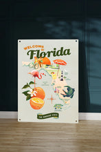 Load image into Gallery viewer, Welcome To Florida Metal Sign