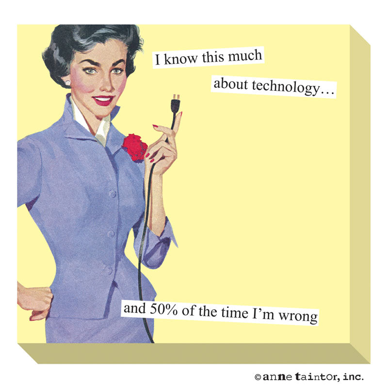 Anne Taintor Technology Sticky Notes