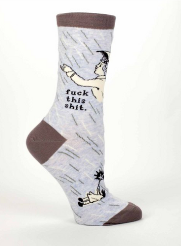 Blue Q Fuck This Shit Women's Socks