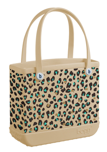 Bogg Bag Baby Leopard Turquoise