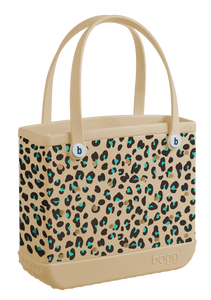 Bogg Bag Baby Leopard Turquoise