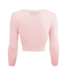 Load image into Gallery viewer, MAK Cropped Cardigan Blush Pink