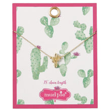 Load image into Gallery viewer, Mud Pie Paradise Necklace Cactus