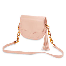 Load image into Gallery viewer, Mud Pie Resin Link Crossbody Bag Blush