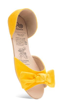 Load image into Gallery viewer, Rollasole Here Comes The Sun Bow Flats Yellow