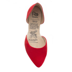 Rollasole Vixen Pointed Flats Red