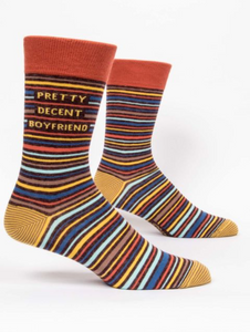 Blue Q Pretty Decent Boyfriend Men's Socks