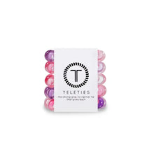 Load image into Gallery viewer, Teleties Sweetie Pie Tiny Hair Ties Pink/Purple